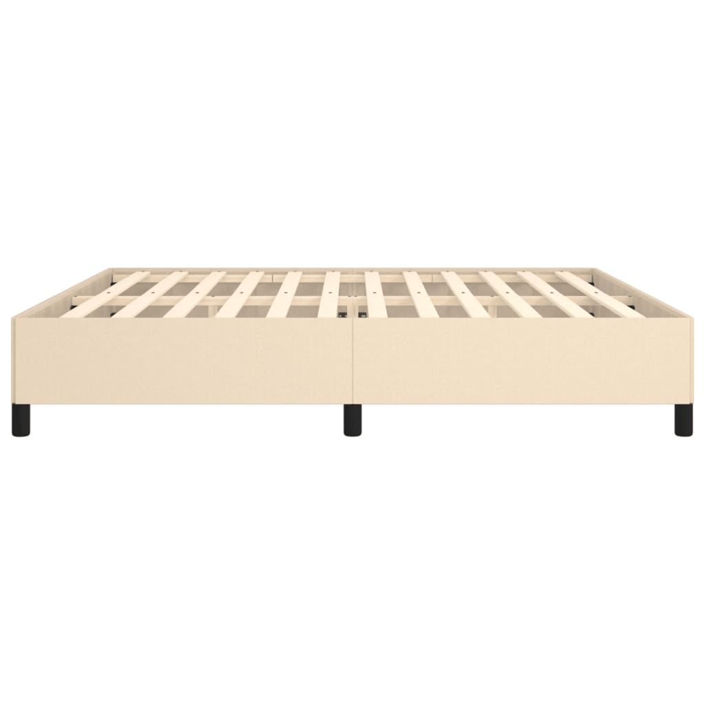 Giroletto senza Materasso Crema 200x200 cm in Tessuto 347095