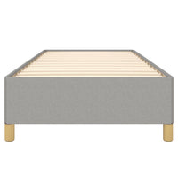 Giroletto senza Materasso Grigio Chiaro 80x200 cm Tessuto 347117