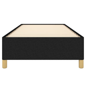 Giroletto senza Materasso-Struttura Letto Nero 80x200 cm Tessuto 941053