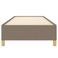 Giroletto senza Materasso-Struttura Letto Tortora 80x200 cm Tessuto 883456