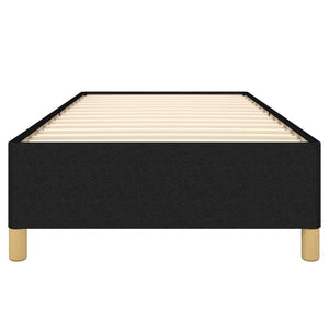 Giroletto senza Materasso-Struttura Letto Nero 90x190 cm in Tessuto 475147