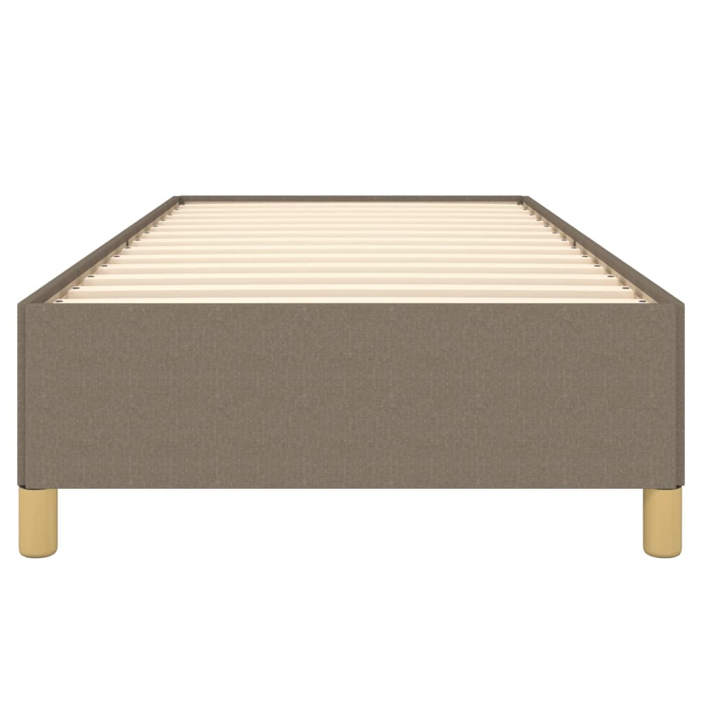 Giroletto senza Materasso-Struttura Letto Tortora 90x190 cm Tessuto 613570