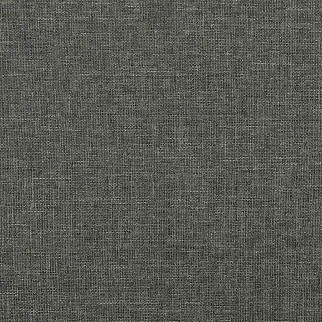 Giroletto senza Materasso Grigio Scuro 90x200 cm Tessuto 347134