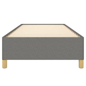 Giroletto senza Materasso Grigio Scuro 100x200 cm Tessuto 347142