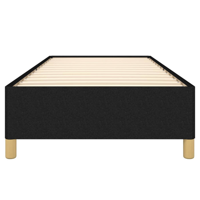 Giroletto senza Materasso-Struttura Letto Nero 100x200 cm in Tessuto 301731