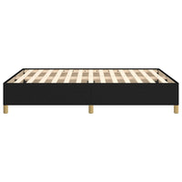 Giroletto senza Materasso Nero 140x200 cm in Tessuto 347167