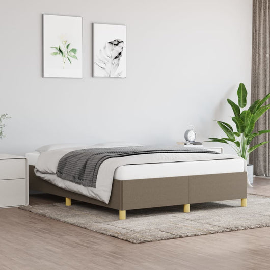 Giroletto senza Materasso-Struttura Letto Tortora 140x200 cm in Tessuto 815185