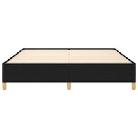 Giroletto senza Materasso Nero 180x200 cm in Tessuto 347183