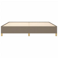 Giroletto senza Materasso-Struttura Letto Tortora 200x200 cm in Tessuto 687305