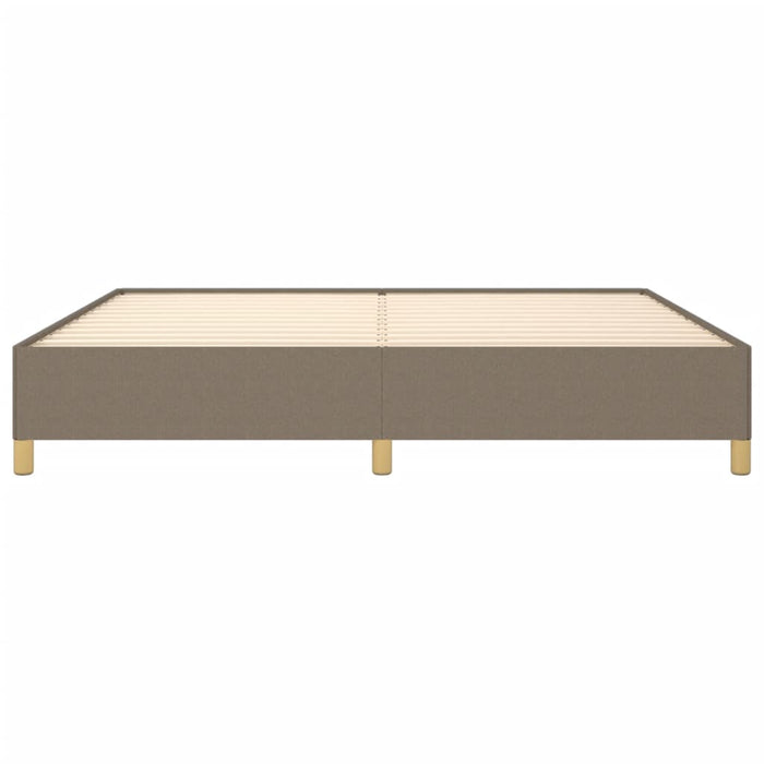 Giroletto senza Materasso-Struttura Letto Tortora 200x200 cm in Tessuto 687305