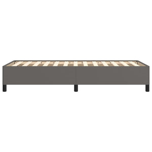 Giroletto-Struttura Letto Grigio 90x200 cm in Similpelle 625739