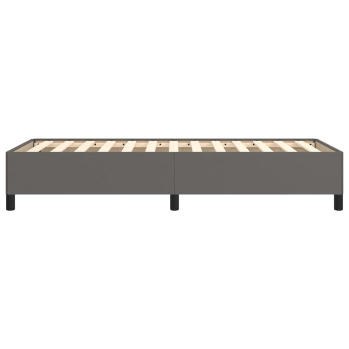 Giroletto-Struttura Letto Grigio 90x200 cm in Similpelle 625739