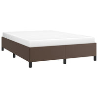 Giroletto-Struttura Letto Marrone 140x190 cm in Similpelle