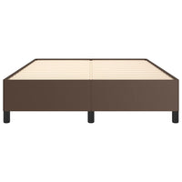 Giroletto-Struttura Letto Marrone 140x190 cm in Similpelle
