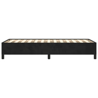 Giroletto senza Materasso Nero 100x200 cm in Velluto 347308