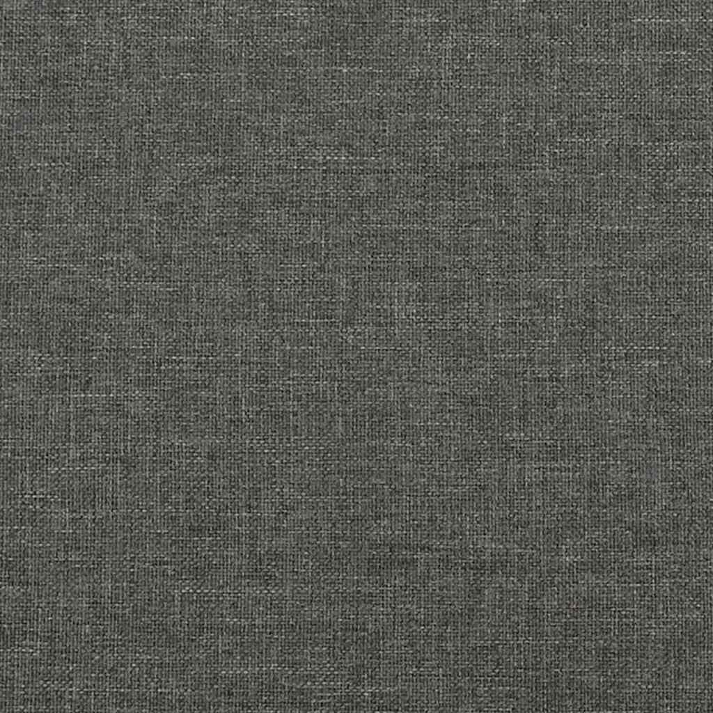 Giroletto senza Materasso Grigio Scuro 80x200 cm Tessuto 347368