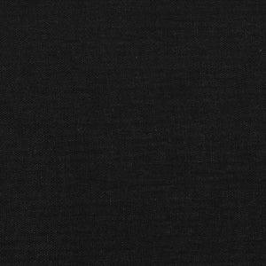 Giroletto con Testiera senza Materasso Nero 80x200 cm Tessuto 347369