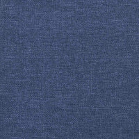 Giroletto con Testiera senza Materasso Blu 80x200 cm Tessuto 347373