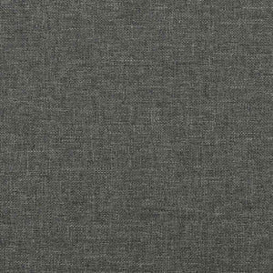 Giroletto senza Materasso Grigio Scuro 90x190 cm Tessuto 347376