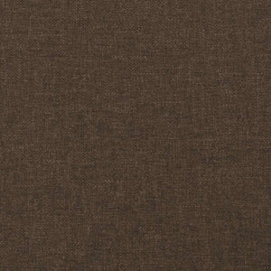 Giroletto senza Materasso Marrone Scuro 90x200 cm Tessuto 347386