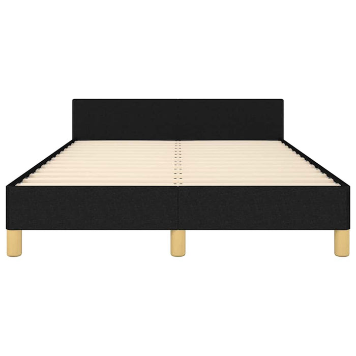 Giroletto senza Materasso-Struttura Letto Nero 120x200 cm Tessuto 958932