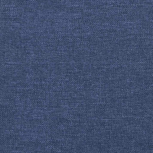 Giroletto con Testiera senza Materasso Blu 120x200 cm Tessuto 347405