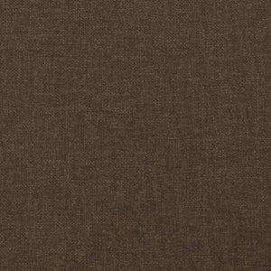 Giroletto senza Materasso-Struttura Letto Marrone Scuro 140x200 cm Tessuto 583362