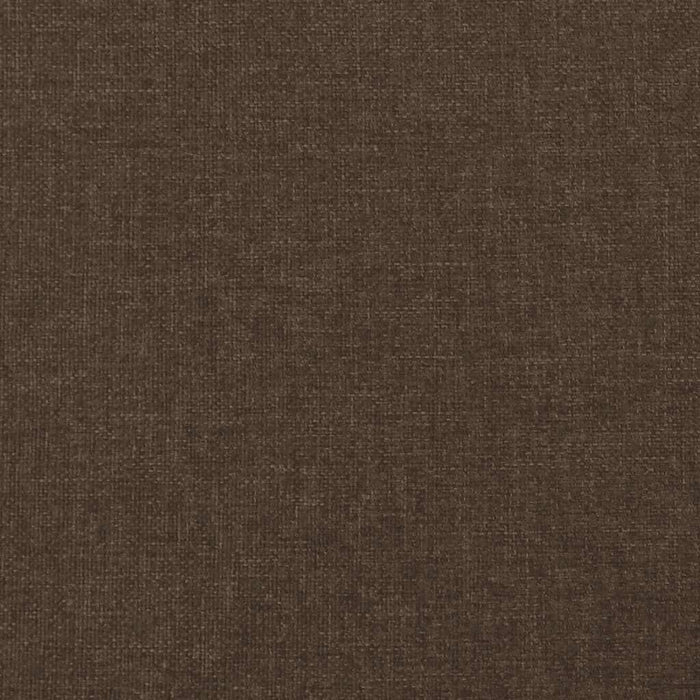 Giroletto senza Materasso-Struttura Letto Marrone Scuro 140x200 cm Tessuto 583362