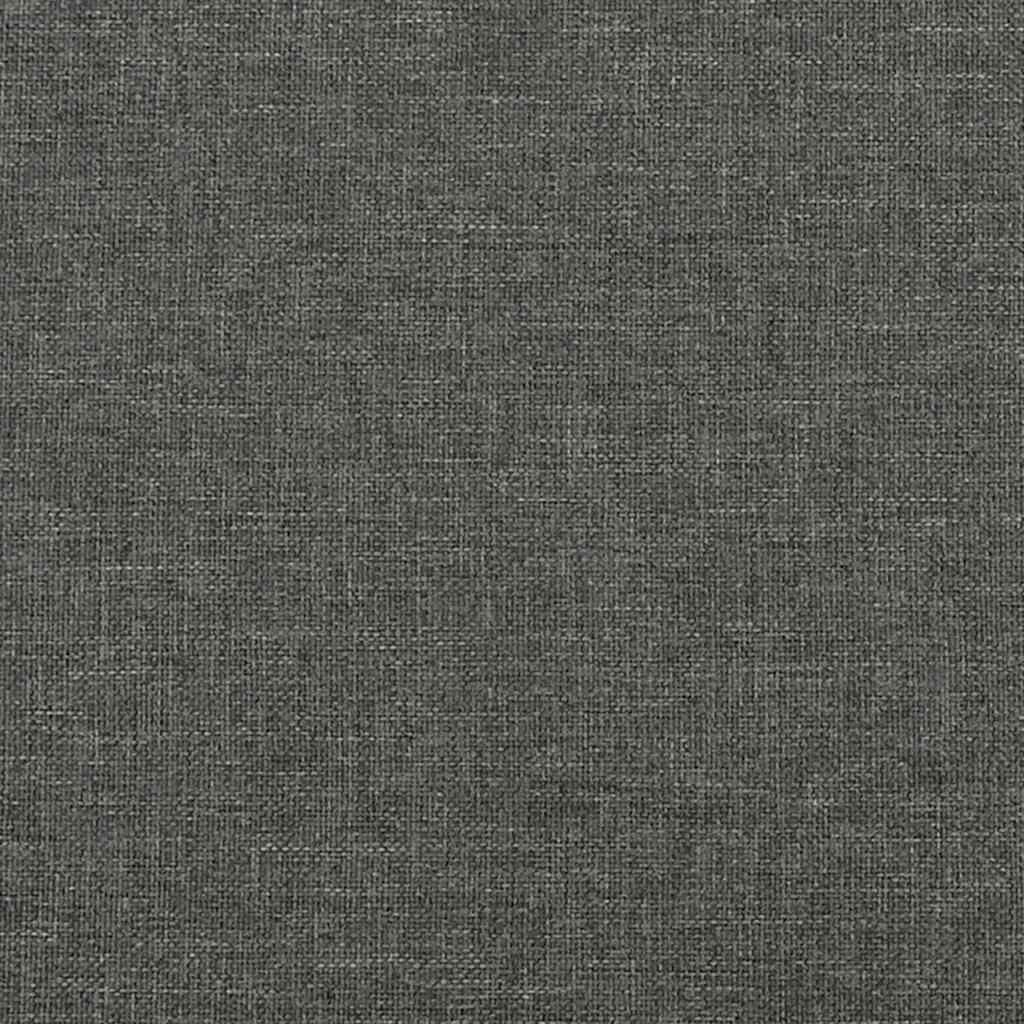 Giroletto senza Materasso Grigio Scuro 160x200 cm Tessuto 347424