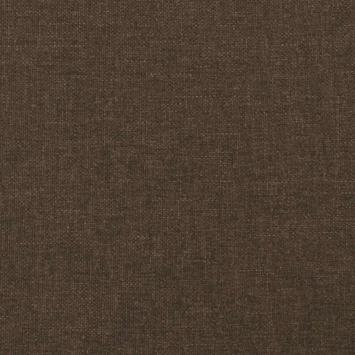 Giroletto senza Materasso Marrone Scuro 160x200 cm Tessuto 347426