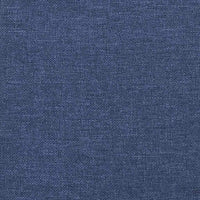 Giroletto con Testiera senza Materasso Blu 160x200 cm Tessuto 347429