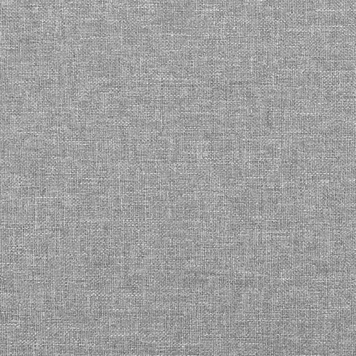 Giroletto senza Materasso Grigio Chiaro 200x200 cm Tessuto 347439