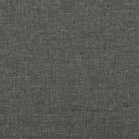 Giroletto senza Materasso Grigio Scuro 200x200 cm Tessuto 347440