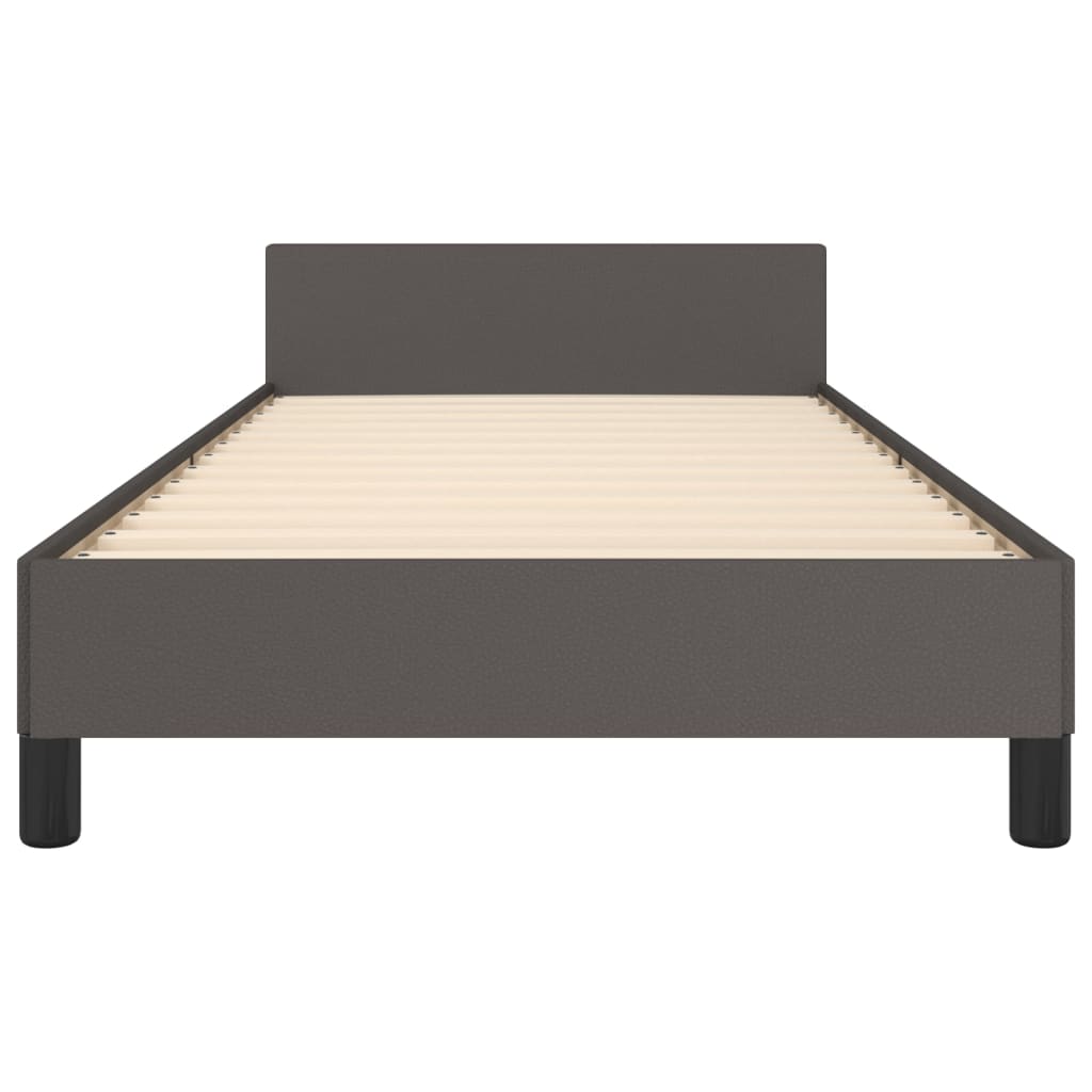 Giroletto con Testiera Crema 90x200 cm in Similpelle cod mxl 62541