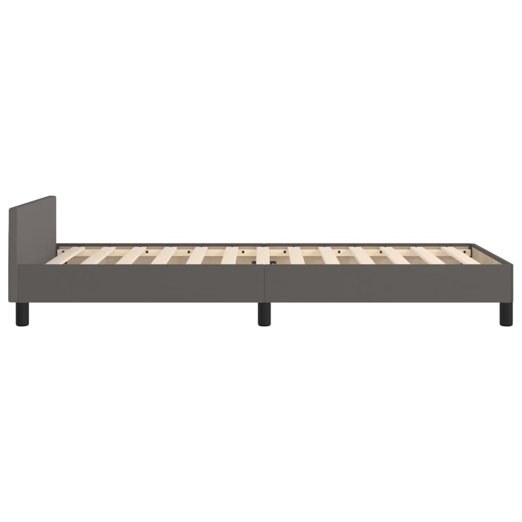Giroletto con Testiera Crema 90x200 cm in Similpelle cod mxl 62541