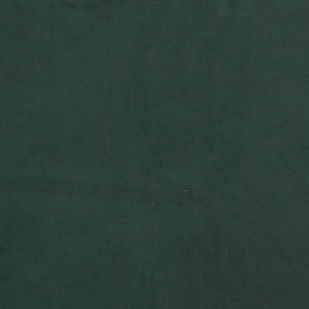 Giroletto senza Materasso Verde Scuro 80x200 cm in Velluto 347540