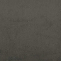 Giroletto senza Materasso Grigio Scuro 90x200 cm Velluto 347550