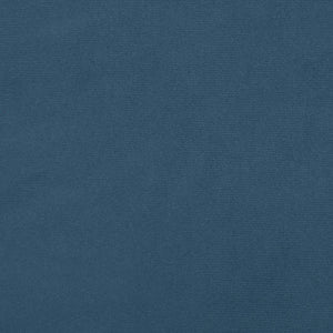 Giroletto senza Materasso Blu Scuro 140x200 cm Velluto 347577