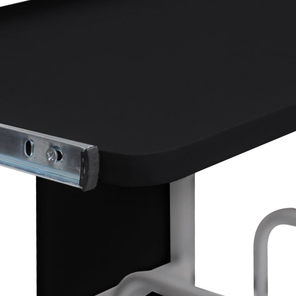 Scrivania da Computer Nera 110x52x88,5 cm in Legno Multistrato cod mxl 77667