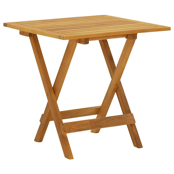 Sedia a Sdraio con Poggiapiedi e Tavolo Legno Massello Acacia cod mxl 5544