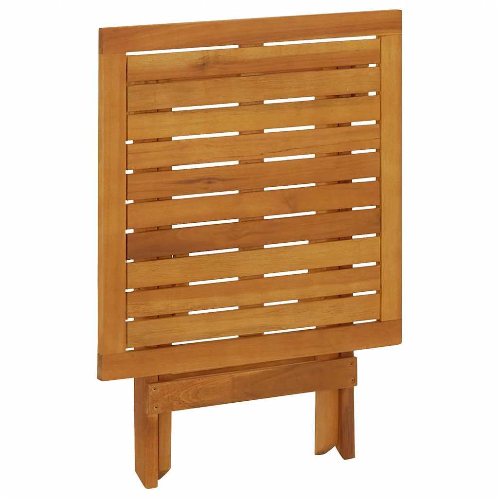 Sedia a Sdraio con Poggiapiedi e Tavolo Legno Massello Acacia cod mxl 5544