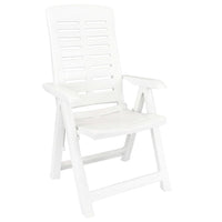 Set da Pranzo da Giardino 3 pz Bianco in Polipropilene 3120463