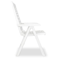 Set da Pranzo da Giardino 3 pz Bianco in Polipropilene 3120463