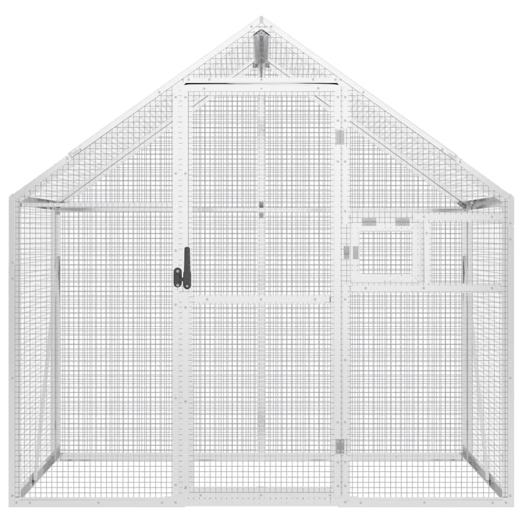 Voliera Argento 179x100x185 cm in Alluminiocod mxl 120891