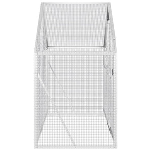 Voliera Argento 179x100x185 cm in Alluminio 152258