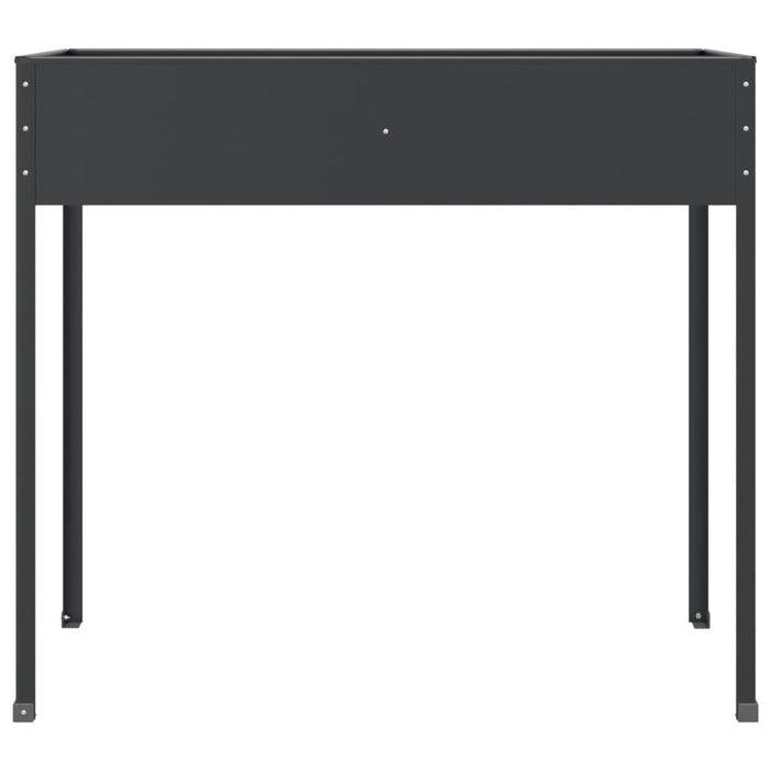 Fioriera da Giardino Antracite 100,5x40,5x90 cm Acciaio Zincato