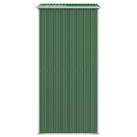 Capanno da Giardino Verde 192x108x223 cm in Acciaio Zincato 319267