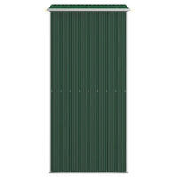 Capanno da Giardino-Casetta da Giardino Verde 192x108x223 cm in Acciaio Zincato