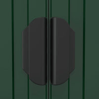 Capanno da Giardino Verde 192x108x223 cm in Acciaio Zincato cod mxl 65889