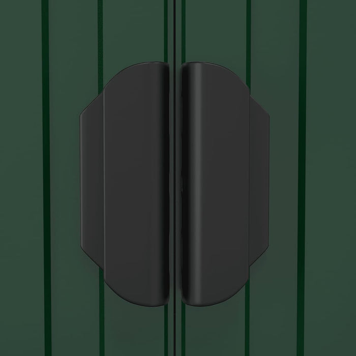 Capanno da Giardino Verde 192x108x223 cm in Acciaio Zincato cod mxl 65889